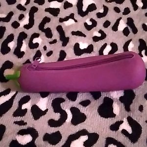 Eggplant Emoji Cosmetic/Pencil Bag